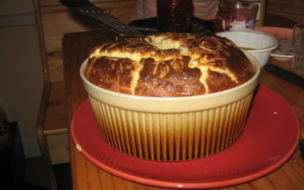 Soufflé au trois fromages