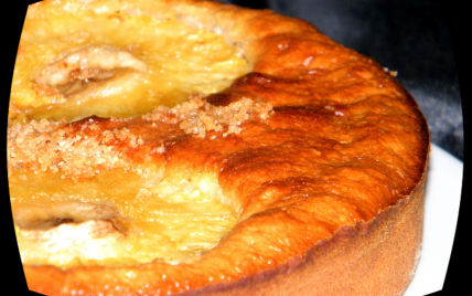 Gâteau léger ananas, coco et bananes