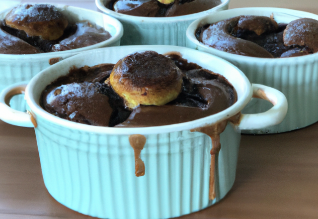 Ramequins fondants aux chocolat