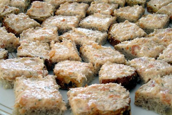 Rillettes aux deux saumons au beurre