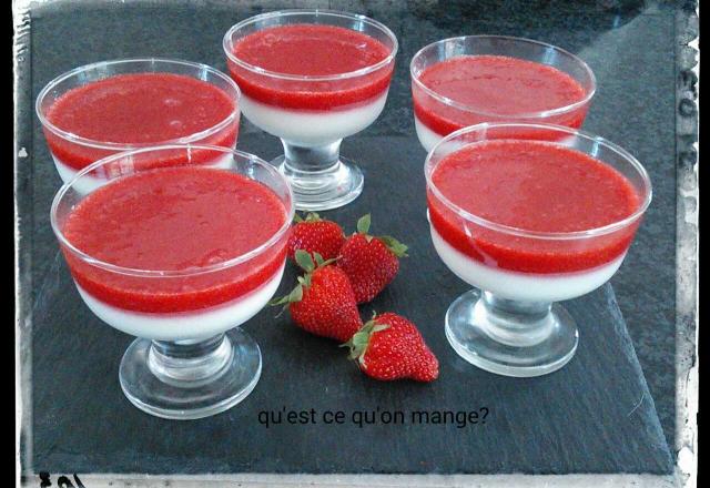 Panna cotta allégée