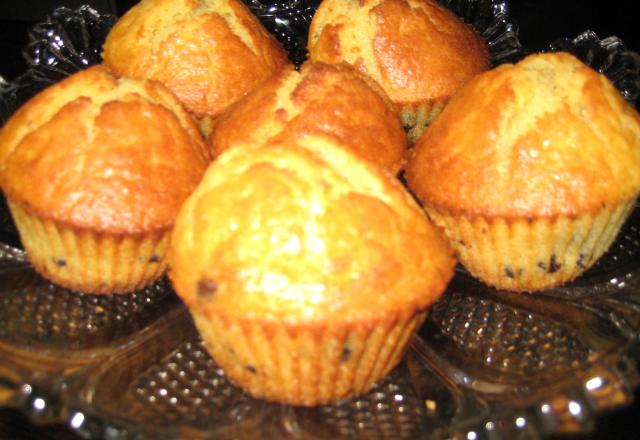 Muffins aux pépites de chocolat de grand-mère