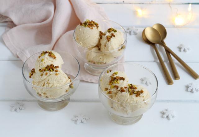 Glace au rhum sans sorbetière