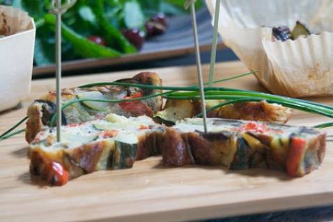 Terrine d'été aux légumes grillés