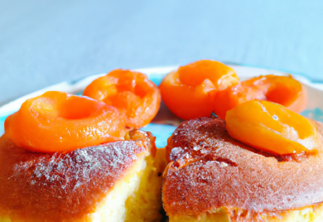 Biscuit fondant aux abricots