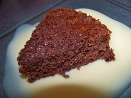 Gâteau à la danette au chocolat!