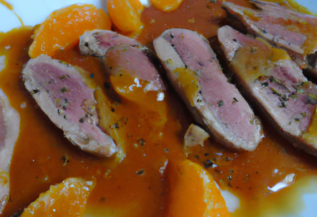 Magrets de canard sauce orange à l'autocuiseur