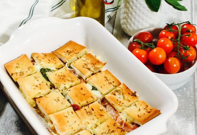 Croque-monsieur géant à l'italienne