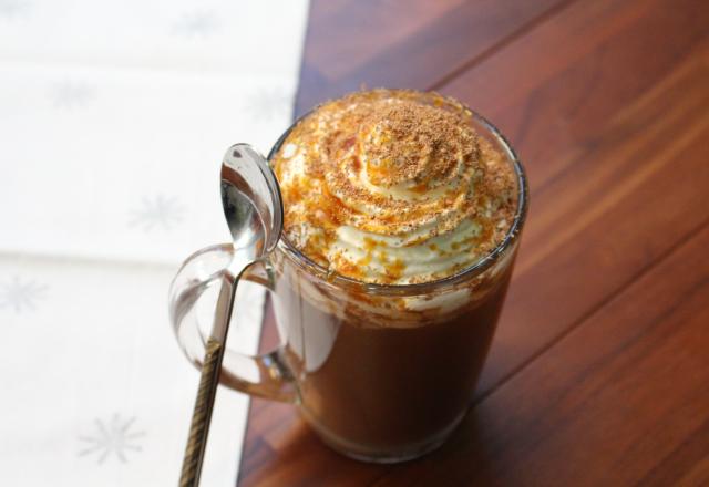 Chocolat chaud au caramel beurre salé