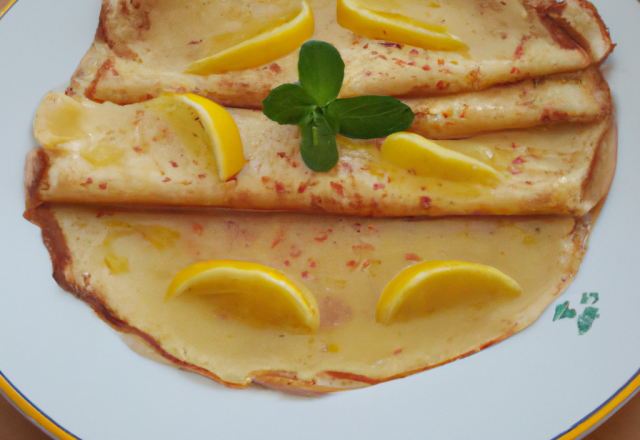 Crêpes beurre-citron