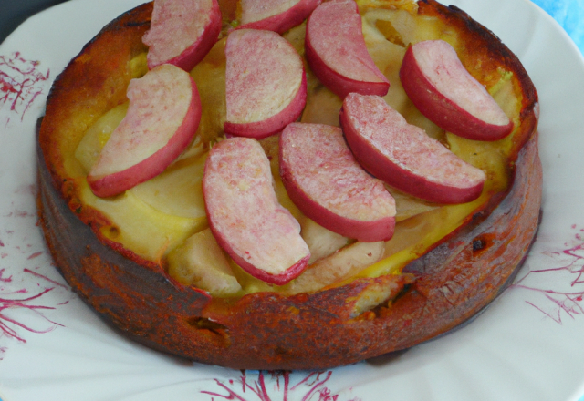 Cake à l'andouille et à la pomme