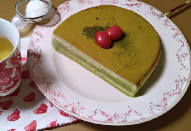 Cake au thé vert Matcha