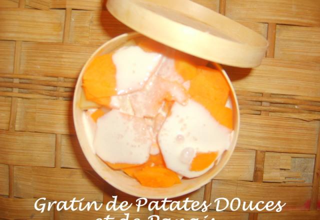 Gratin de patates douces et de panais