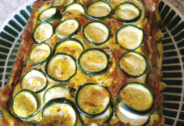 Gâteau courgettes et mozzarella