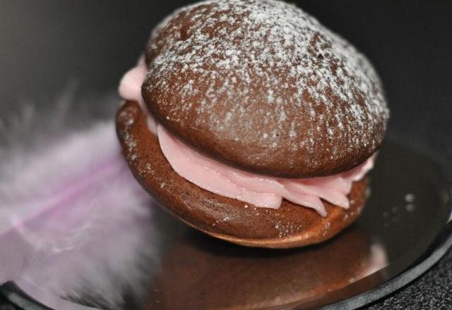 Whoopies au chocolat/fraise bonbon