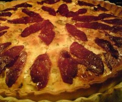 Tarte aux magrets fumés