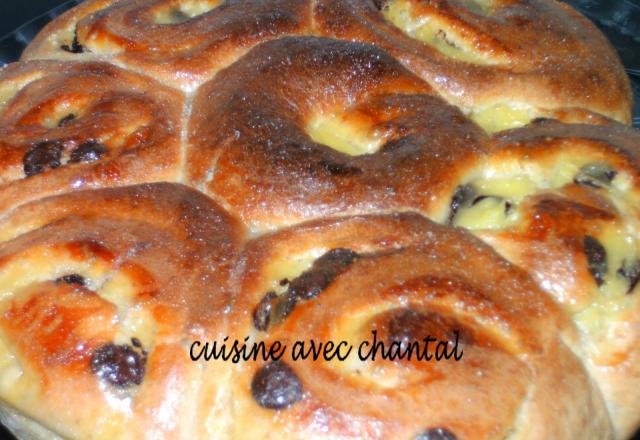 Brioche aux pépites de chocolat facile