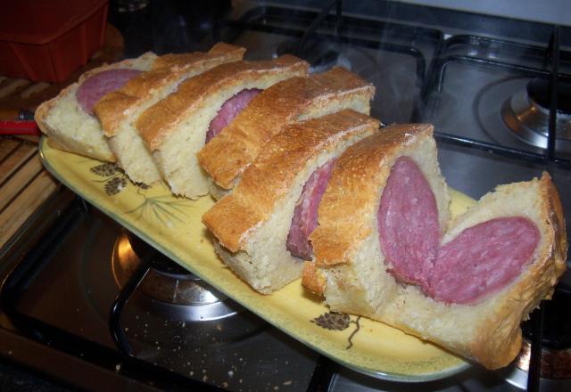 Saucisson brioché lyonnais de ma maman