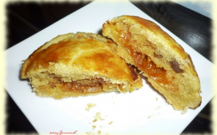 Galette des Rois aux mandarines confites et frangipane de marrons glacés