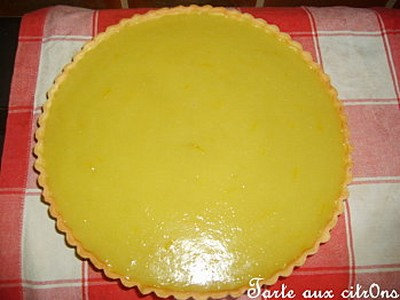 Tarte au citron fait maison