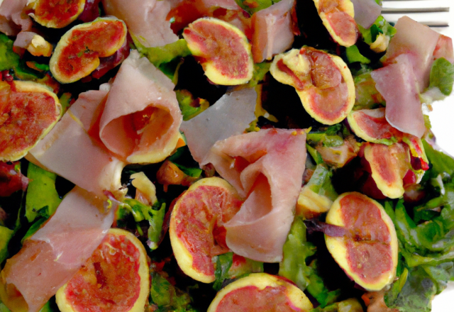 Salade de Figues au Jambon de Parme