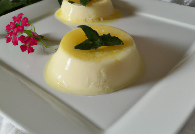 Panna cotta italienne à la vanille