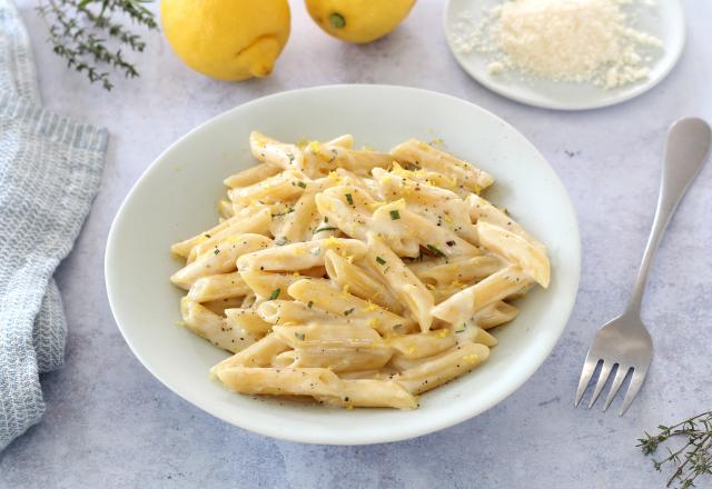 Pâtes au citron et parmesan