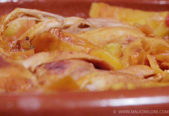 Tajine de poulet aux pruneaux rapide