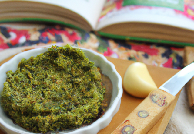 Tapenade verte au gingembre