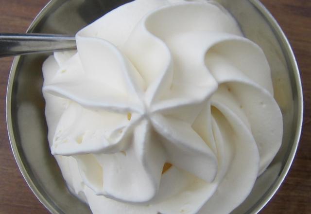 Chantilly de chocolat blanc