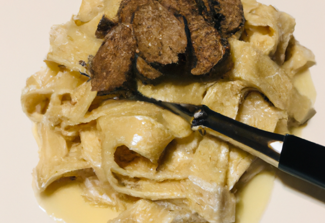 Tagliatelles à la truffe blanche