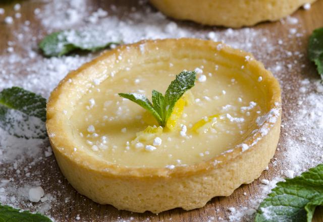 Tartelettes à la crème au citron