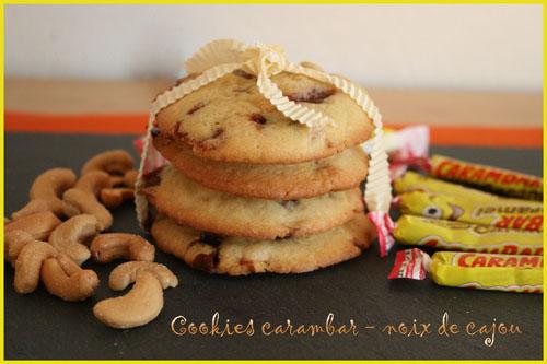 Cookies Carambar - noix de Cajou