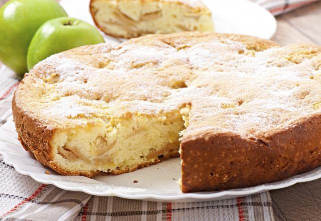 Gâteau aux pommes rapide