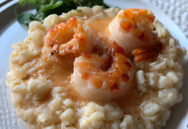 Risotto gambas & st-jacques