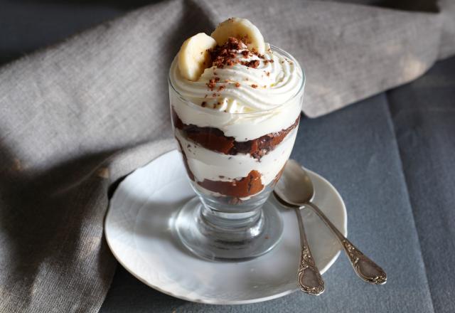 Trifle au Nutella et banane