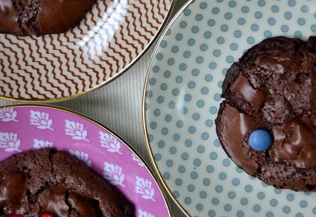 Chocolate Puddle Cookies