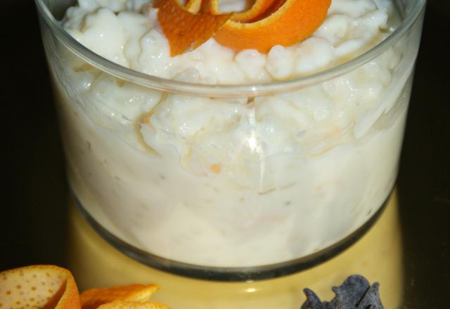 Riz au lait aux zestes d'orange