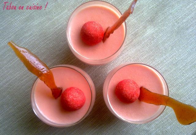 Panna cotta fraise tagada