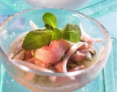 Ceviche de daurade noix de coco