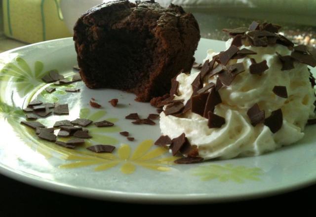 Moelleux au chocolat pour les amoureux