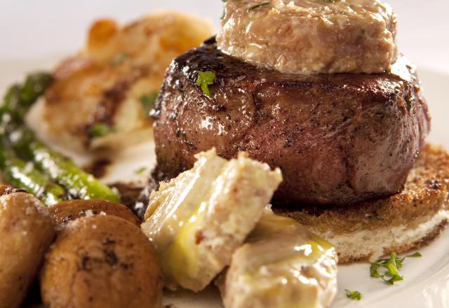 Automne en fête, tournedos Rossini poêlée de champignons frais