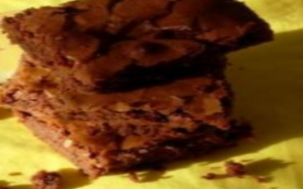 Brownies croustillants et moelleux chocolat vanille