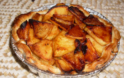 Tarte aux pommes caramélisées