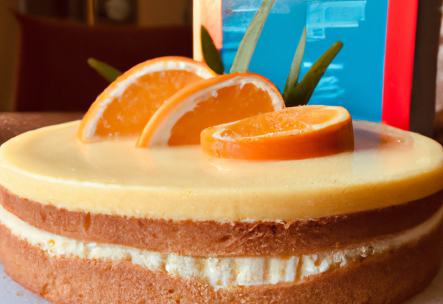 Gâteau à l'orange vanillé