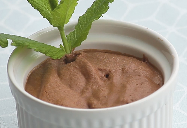 Mousse au chocolat vegan