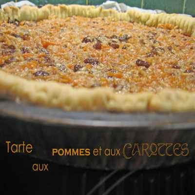 Tarte aux pommes et aux carottes