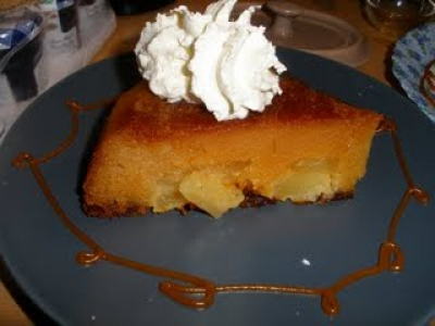 Gâteau à l'ananas et sa chantilly vanillée