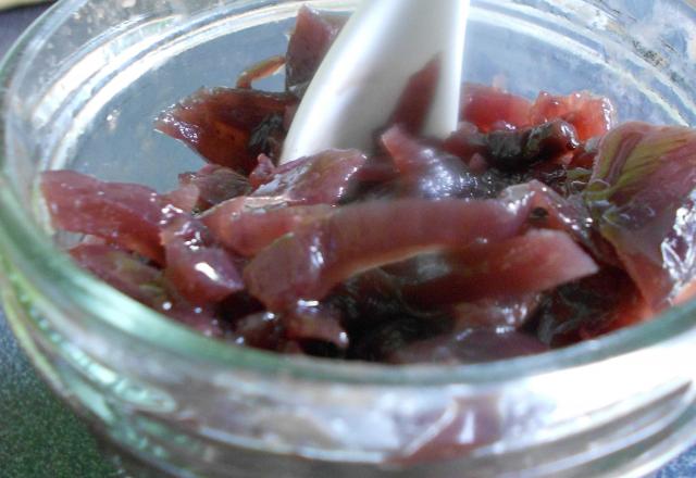 Confiture d'oignons au balsamique