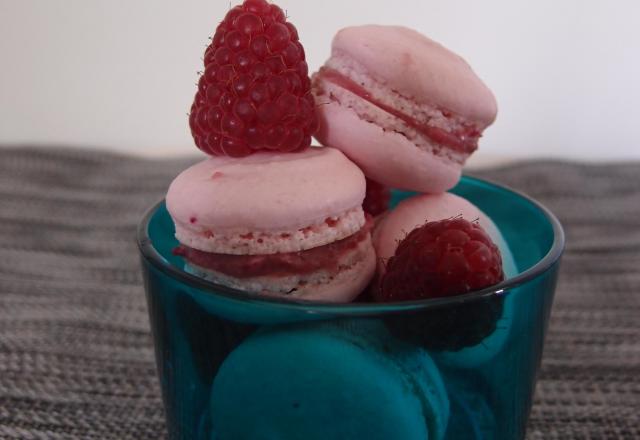 Macarons à la framboise maison